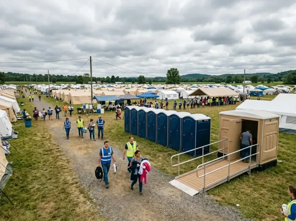 disaster-relief-camp-restrooms-010 — frequently asked questions, Dumpster & Portable Bathrooms Rental in Bressler, PA